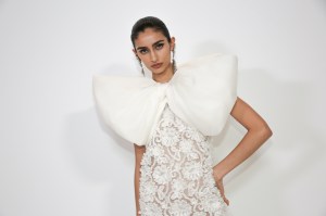 Backstage at Giambattista Valli Couture Fall 2022