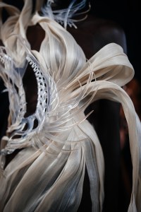 Backstage at Iris van Herpen Couture Fall 2022