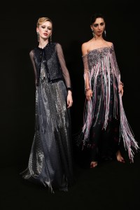 Backstage at Giorgio Armani Privé Fall 2022
