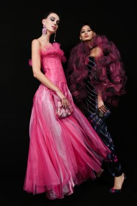 Backstage at Giorgio Armani Privé Fall 2022