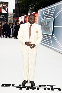 LONDON, ENGLAND - JULY 20: Brian Tyree Henry attends the UK Gala Screening of "Bullet Train" at Cineworld Leicester Square on July 20, 2022 in London, England. (Photo by David M. Benett/Dave Benett/WireImage)