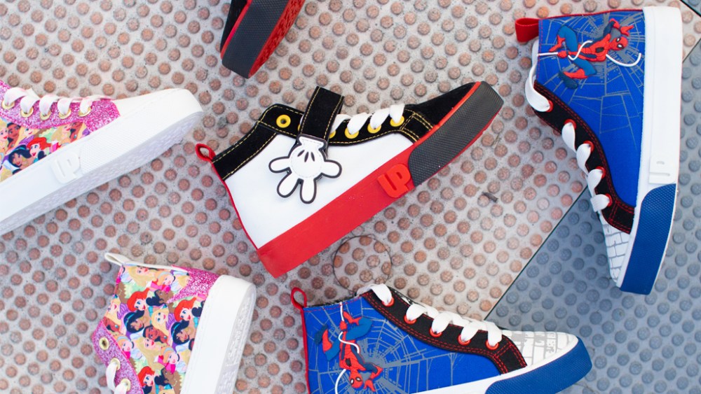 Ground Up High-Tops Mickey Spider-Man Disney Princess