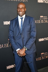 Steve Toussaint at the "House of the Dragon" world premiere held at The Academy Museum of Motion Pictures on July 27, 2022 in Los Angeles, California.