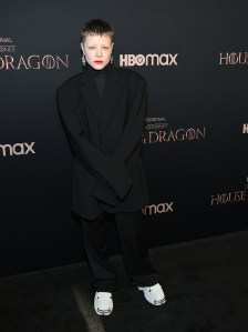 Emma D’Arcy at the "House of the Dragon" world premiere held at The Academy Museum of Motion Pictures on July 27, 2022 in Los Angeles, California.