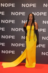 Keke Palmer in Prada at the "Nope" premiere in Rome 