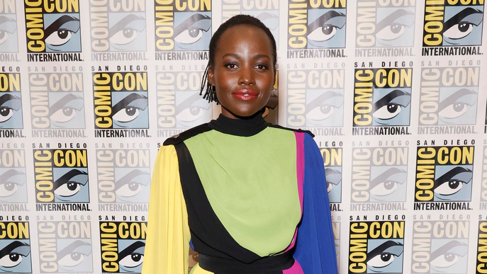 SAN DIEGO, CALIFORNIA - JULY 23: Lupita Nyong'o attends the Marvel Cinematic Universe press line during 2022 Comic Con International: San Diego at Hilton Bayfront on July 23, 2022 in San Diego, California. (Photo by Frazer Harrison/Getty Images)