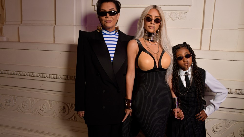 Kris Jenner, Kim Kardashian and North West