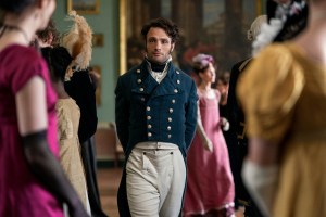 Persuasion. Cosmo Jarvis as Captain Frederick Wentworth in Persuasion. Cr. Nick Wall/Netflix © 2022
