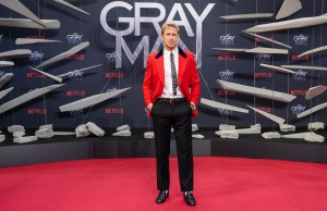dpatop - 18 July 2022, Berlin: Actor Ryan Gosling arrives for a special screening of Netflix's film "The Gray Man." Photo: Monika Skolimowska/dpa (Photo by Monika Skolimowska/picture alliance via Getty Images)