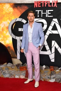 LONDON, ENGLAND - JULY 19:  Ryan Gosling attends "The Gray Man" Special Screening at BFI Southbank on July 19, 2022 in London, England. (Photo by Gareth Cattermole/Getty Images)