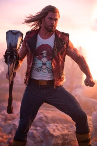 Chris Hemsworth as Thor in Marvel Studios' THOR: LOVE AND THUNDER. Photo by Jasin Boland. ©Marvel Studios 2022. All Rights Reserved.