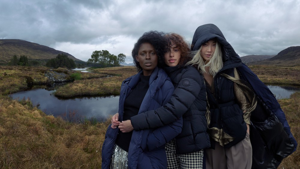 A Canada Goose fall campaign image, shot by Annie Leibovitz.