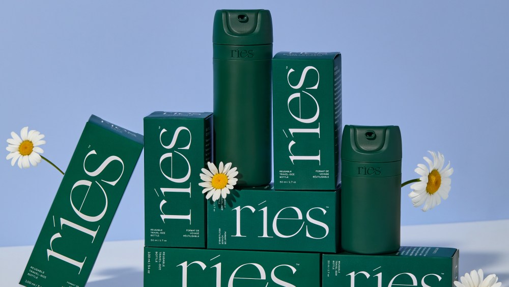 Ries reusable travel bottles.