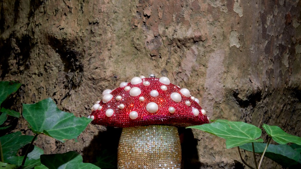 The Katy Perry mushroom bag from Judith Leiber.