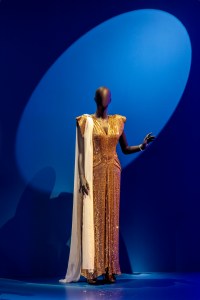 Costume worn by Lena Horne in Stormy Weather (1943). Collection of Greg Schreiner. Stars and Icons, Regeneration: Black Cinema 1898-1971, Academy Museum of Motion Pictures.