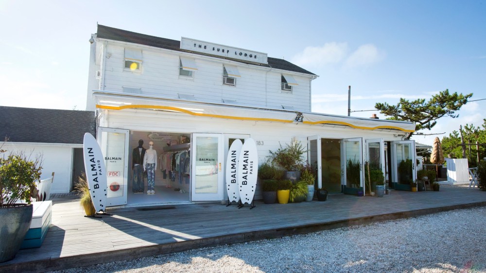 Balmain is taking over the Surf Lodge in Montauk.