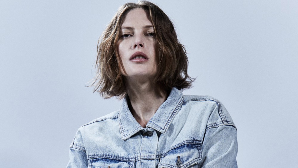 Cat McNeil in the new Ksubi campaign.