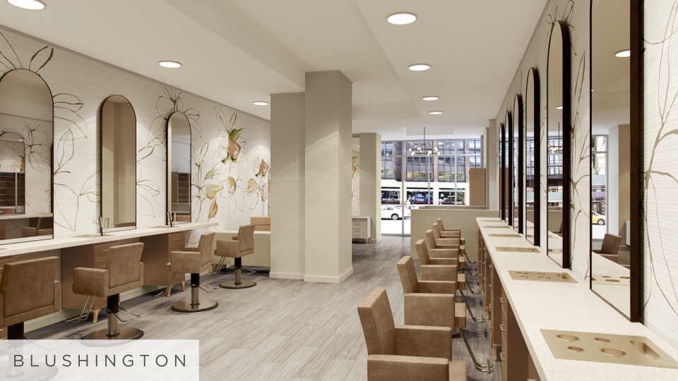 Blushington's Manhattan flagship.