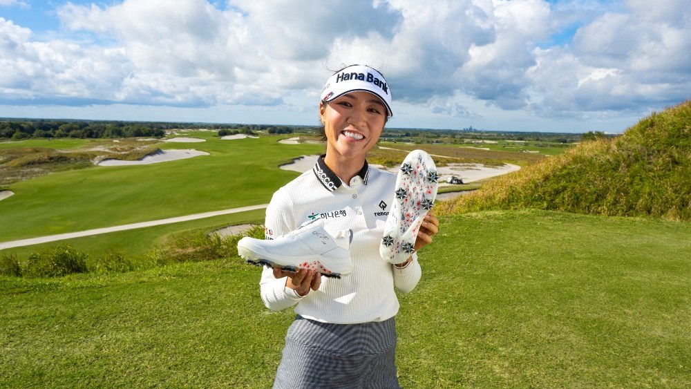 Ecco partnered with Lydia Ko to design a custom version of its Biom G5 golf shoe inspired by her South Korean and New Zealand heritage.