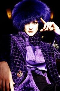 A look from the Marc Bohan for Christian Dior Fall 1979 Ready to Wear Advance.