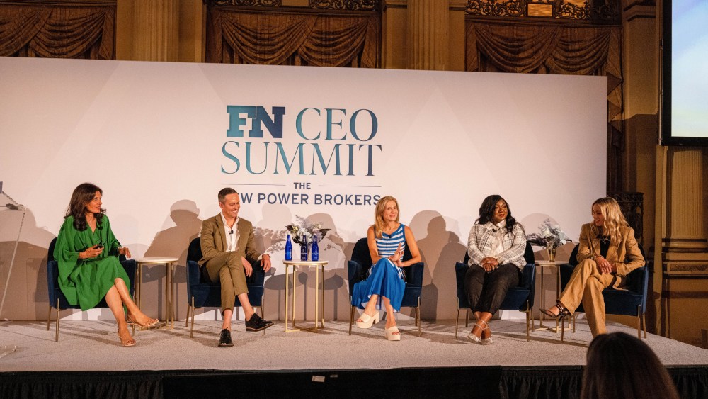 Tina Bhojwani, Chief Executive Officer & Co-founder, Aera, Will Cooper, Senior Vice President & General Merchandise Manager, Women’s Shoes, Handbags & Accessories, Saks, Marina Larroudé, Chief Creative Officer & Co-founder, Larroudé and Amina Means, Creative Director & Founder, Nalebe.