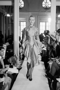 Madame Gres Fall 1985 Couture Collection Fashion Show.