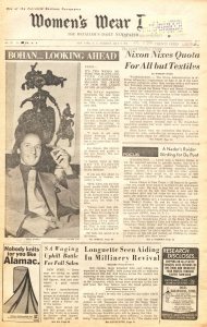 A story on Bohan that ran in WWD in July, 1970.