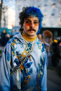 Street style at Paris Men's Fashion Week Fall 2022