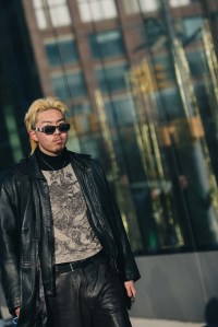 Street style at New York Fashion Week Fall 2022