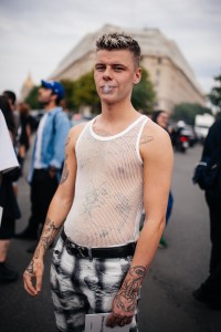 Street style at Paris Men's Fashion Week Spring 2023
