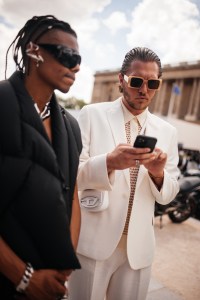 Street style at Paris Men's Fashion Week Spring 2023