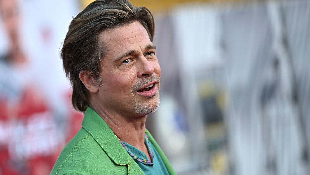 Brad Pitt at the Los Angeles premiere of "Bullet Train" held at Regency Village Theatre on August 1, 2022 in Los Angeles, California.