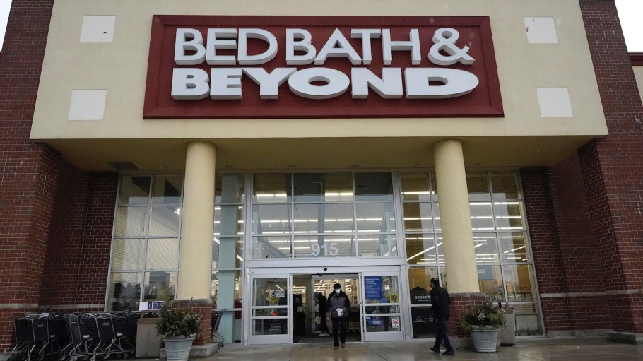 With shares soaring nearly 79 percent on Tuesday, Bed Bath & Beyond stock was halted twice in morning trading for excessive volatility.