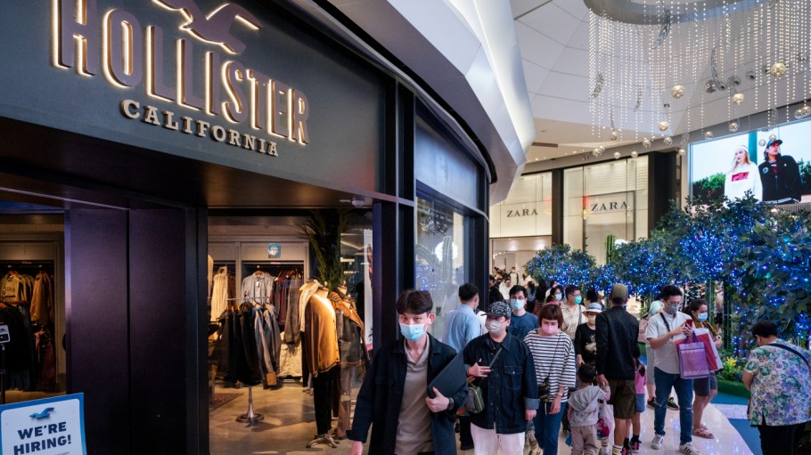 Consumers Are Buying Dress Up Denim at Abercrombie, But Spending Less at Hollister
