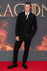 LONDON, ENGLAND - AUGUST 15: Matt Smith attends the "House Of The Dragon" Sky Group Premiere at Leicester Square on August 15, 2022 in London, England. (Photo by Jeff Spicer/Getty Images)