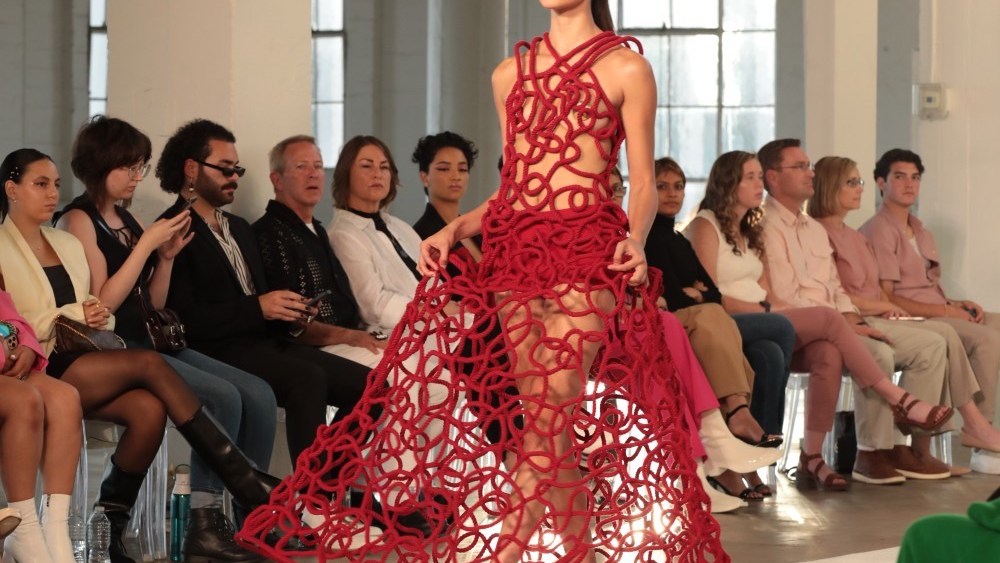A dress by graduate Joel Elliott.