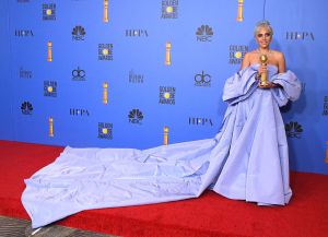 BEVERLY HILLS, CA - JANUARY 06:  Lady Gaga poses at the 76th Annual Golden Globe Awards at The Beverly Hilton Hotel on January 6, 2019 in Beverly Hills, California.  (Photo by Steve Granitz/WireImage,)