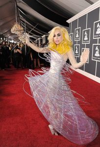 LOS ANGELES - FEBRUARY 5: Lady GaGa on the red carpet of THE 52ND ANNUAL GRAMMY AWARDS being broadcast live from STAPLES Center in Los Angeles, Sunday, Jan. 31 (8:00-11:30 PM, ET/delayed PT) on the CBS Television Network. (Photo by Mark Davis/CBS via Getty Images)