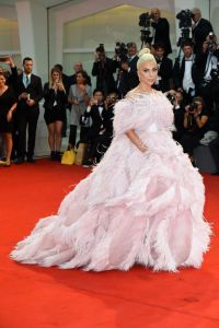 75th Venice Film Festival, A star is born red carpet. In the picture: Lady Gaga during the red carpet, on the occasion of the 75th Venice Film Festival. Venice August 31th, 2018 (photo by Mondadori via Getty Images/Archivio Mondadori via Getty Images/Mondadori via Getty Images)