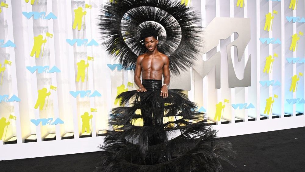 Lil Nas X at the 2022 MTV Video Music Awards held at Prudential Center on Aug. 28, 2022 in Newark, New Jersey.