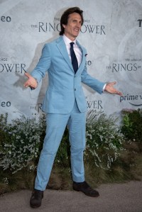 LONDON, UNITED KINGDOM - August 30: Simon Merrells attends The Lord of the Rings: The Rings of Power World Premiere in Leicester Square in London, England on August 30, 2022. (Photo by Loredana Sangiuliano/Anadolu Agency via Getty Images)