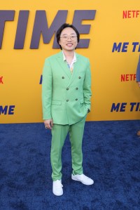 Jimmy O. Yang at the premiere of Netflix's "Me Time" held at Regency Village Theatre on August 23, 2022 in Los Angeles, California