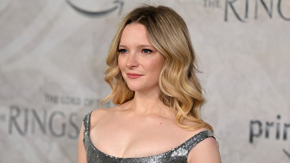 Morfydd Clark attends "The Lord of the Rings: The Rings of Power" World Premiere at Odeon Luxe Leicester Square on August 30, 2022 in London, England.
