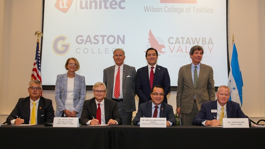 North Carolina educational institutions are joining with a Honduran university to educate and train a new textile workforce in the region.