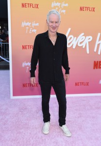 John McEnroe at the Los Angeles premiere of "Never Have I Ever" Season 3 held at Regency Village Theatre on August 11, 2022 in Los Angeles, California