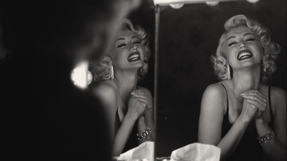 Ana de Armas as Marilyn Monroe in "Blonde"
