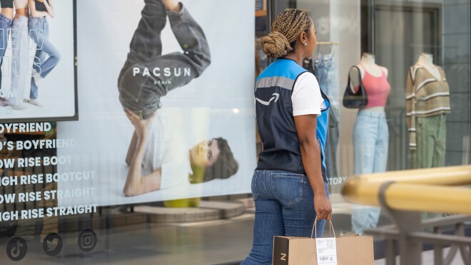 Amazon is enabling same-day delivery across 10 markets for select third-party brands including Pacsun, Diesel, Superdry and GNC.