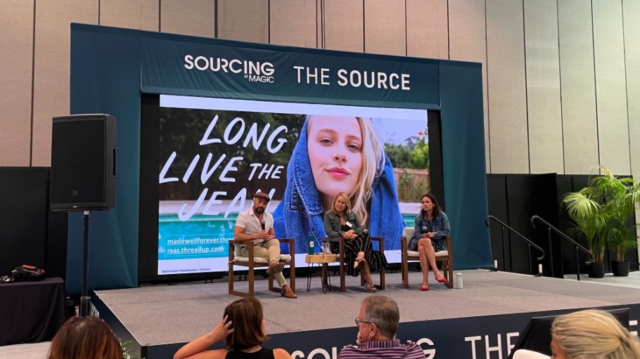 ThredUp and Madewell discussed Resale as a Service at the Sourcing at Magic trade show on Monday.