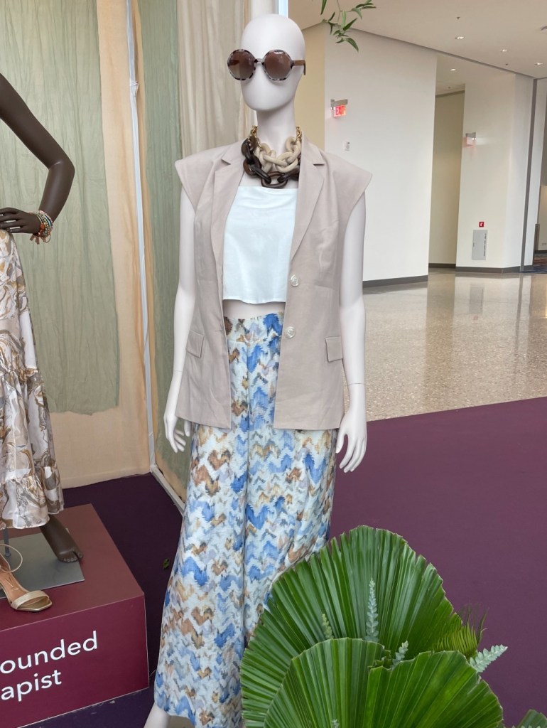 Travel-inspired ensembles with loose fits and invigorating palettes were a staple of the show.