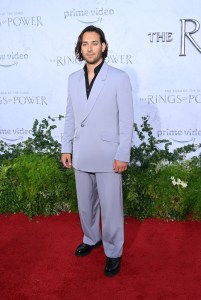 Maxim Baldry arrives at the Los Angeles premiere of the Prime Video series "Lord of the Rings: The Rings of Power" held at The Culver Studios on August 15, 2022 in Los Angeles, California